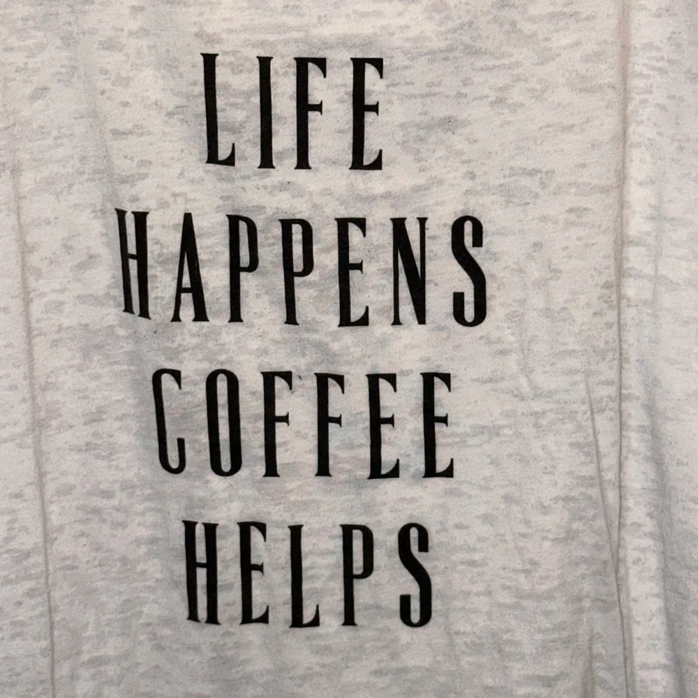 Lane Bryant White Long Sleeve Graphic Tee - Picture 2 of 2